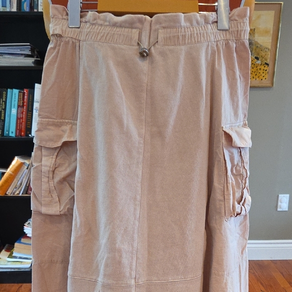 Zara Beige Elastic Waist Skirt - Picture 6 of 7